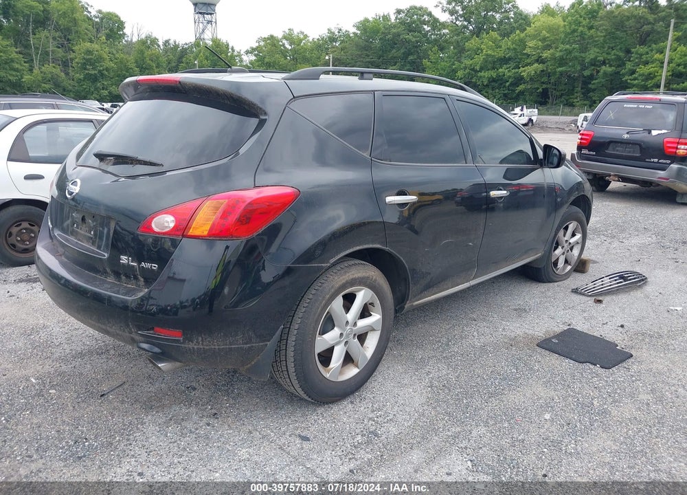 2010 NISSAN MURANO SL VIN: JN8AZ1MW6AW129071