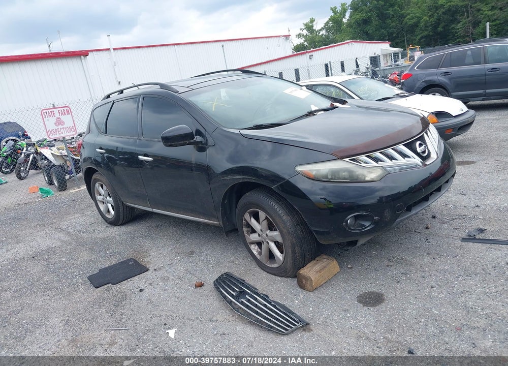 2010 NISSAN MURANO SL VIN: JN8AZ1MW6AW129071