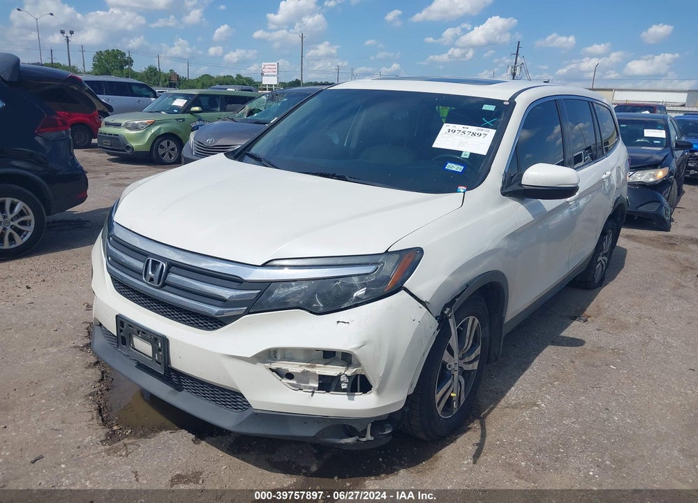 2017 HONDA PILOT EX-L VIN: 5FNYF5H75HB016921