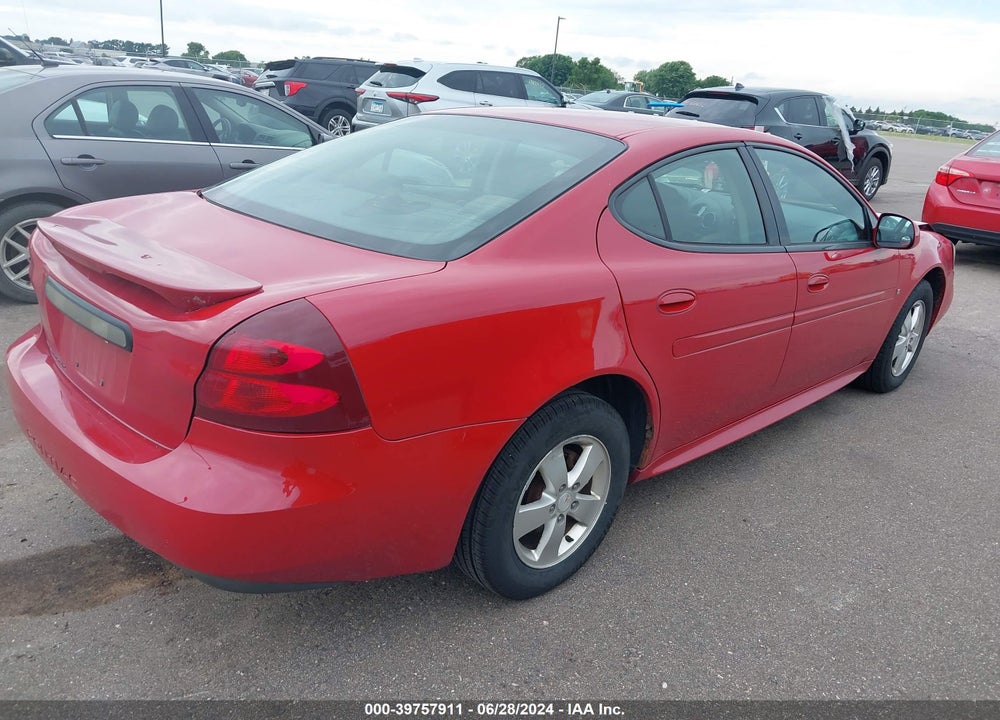 2008 PONTIAC GRAND PRIX VIN: 2G2WP552X81103671