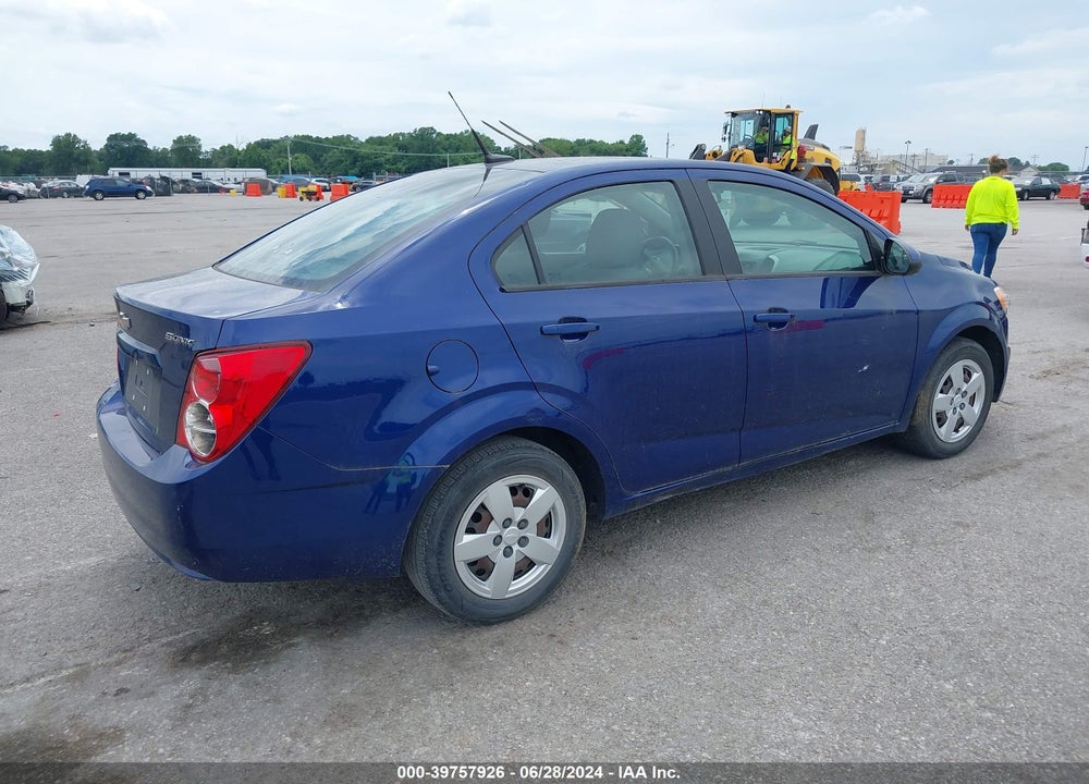 2014 CHEVROLET SONIC LS AUTO VIN: 1G1JA5SH9E4173056