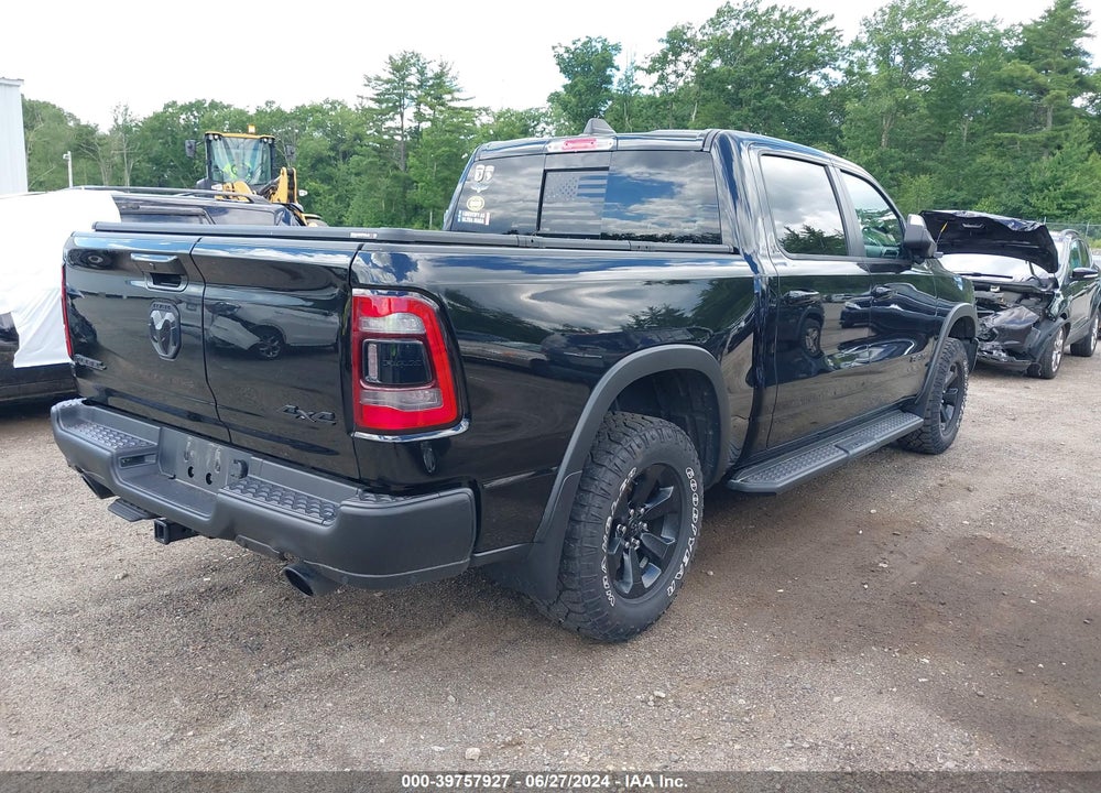 2021 RAM 1500 REBEL 4X4 5'7 BOX VIN: 1C6SRFLTXMN744972