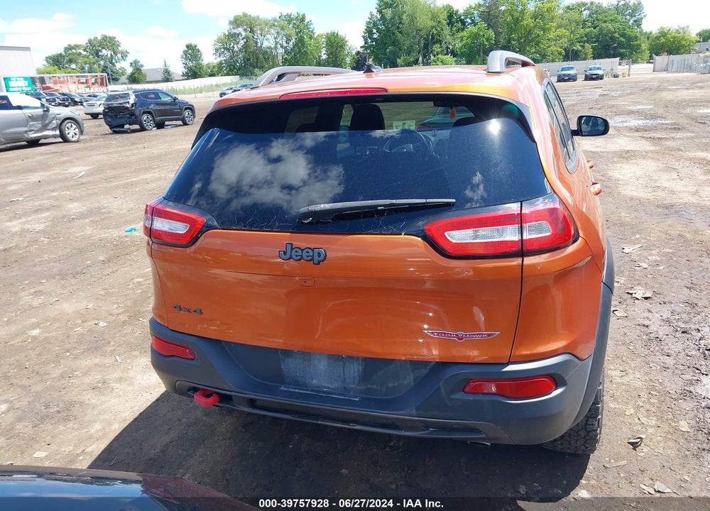 2015 JEEP CHEROKEE TRAILHAWK VIN: 1C4PJMBS7FW785673