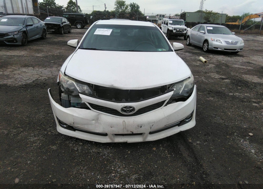 2012 TOYOTA CAMRY SE VIN: 4T1BF1FK6CU109013