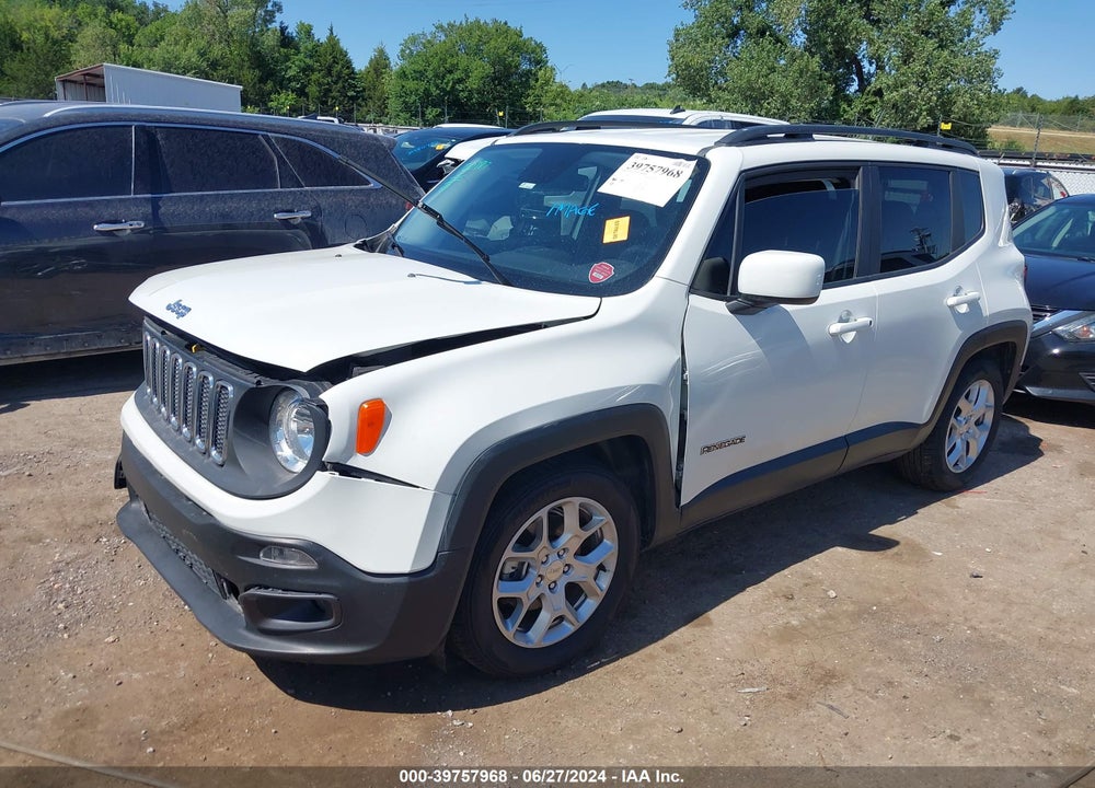 2017 JEEP RENEGADE LATITUDE FWD VIN: ZACCJABB6HPE92859