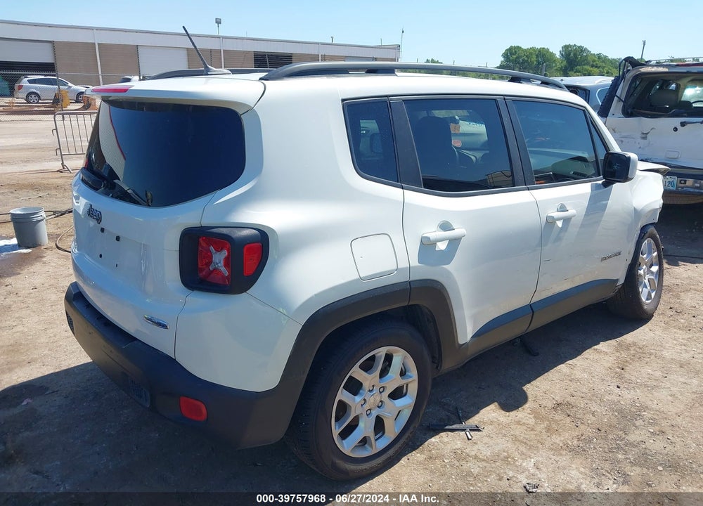 2017 JEEP RENEGADE LATITUDE FWD VIN: ZACCJABB6HPE92859