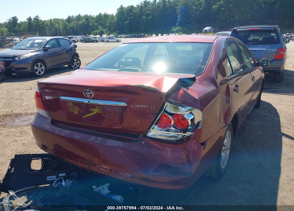 2006 TOYOTA CAMRY LE VIN: 4T1BE30K36U111748