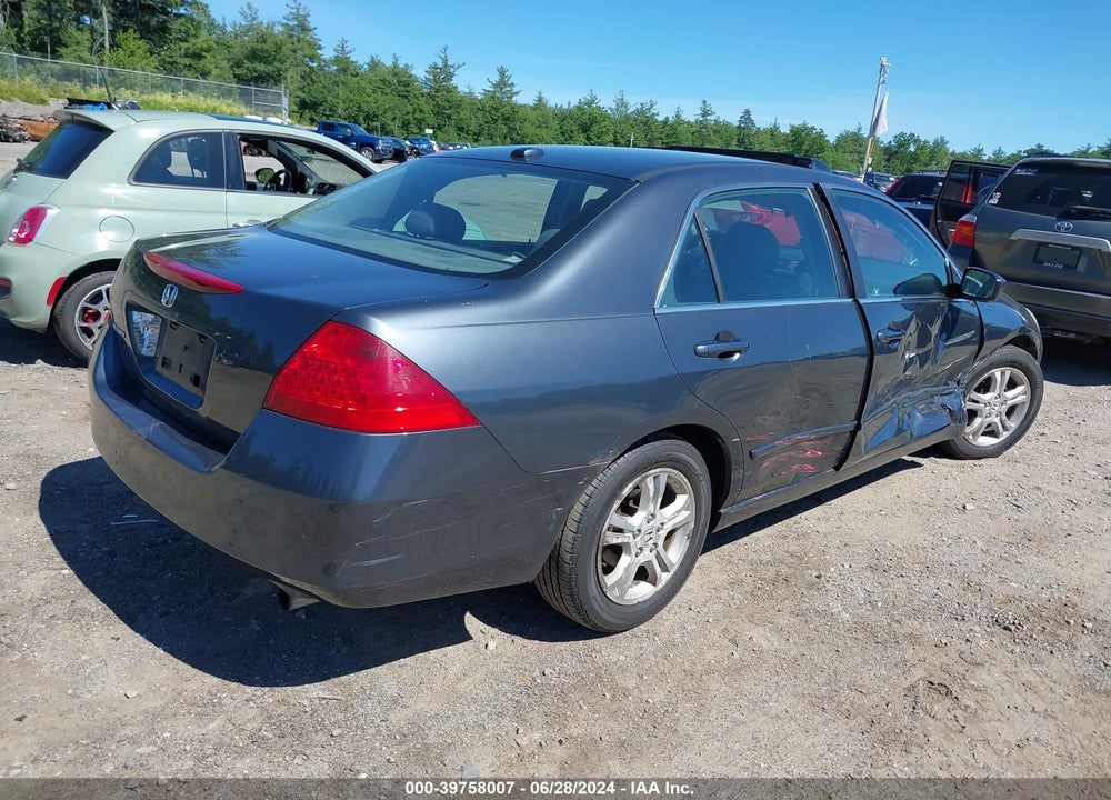 2006 HONDA ACCORD 2.4 EX VIN: 1HGCM55836A071856
