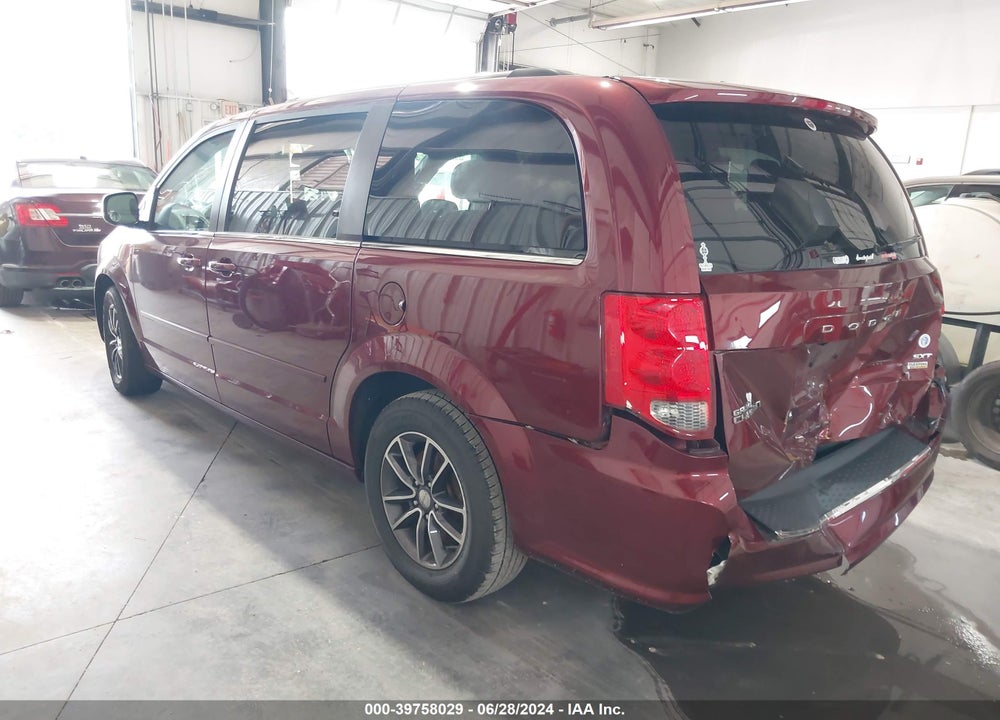 2017 DODGE GRAND CARAVAN SXT VIN: 2C4RDGCG0HR847986