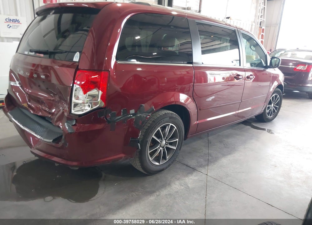 2017 DODGE GRAND CARAVAN SXT VIN: 2C4RDGCG0HR847986