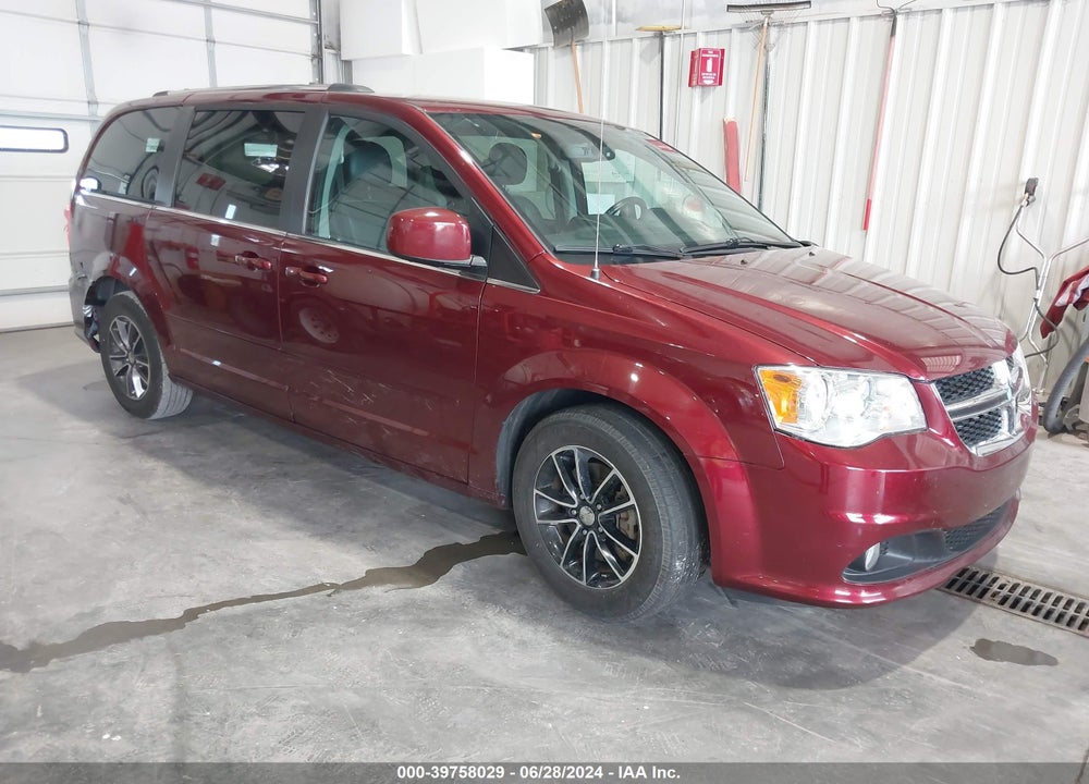 2017 DODGE GRAND CARAVAN SXT VIN: 2C4RDGCG0HR847986