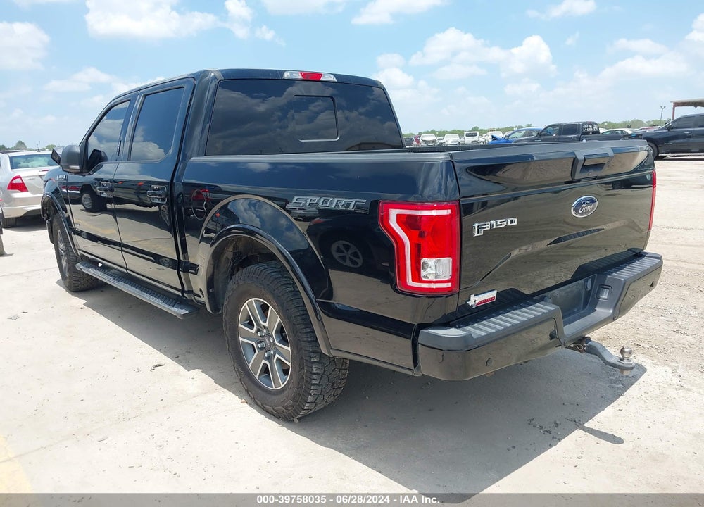 2016 FORD F-150 XLT VIN: 1FTEW1CP9GKD73555