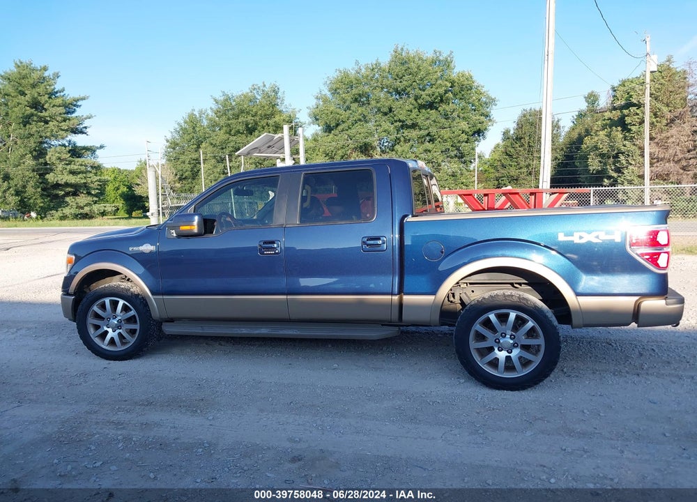 2013 FORD F-150 KING RANCH VIN: 1FTFW1ET6DKD15428