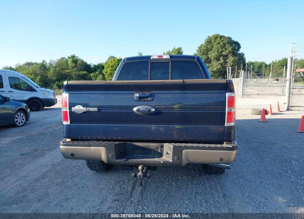 2013 FORD F-150 KING RANCH VIN: 1FTFW1ET6DKD15428