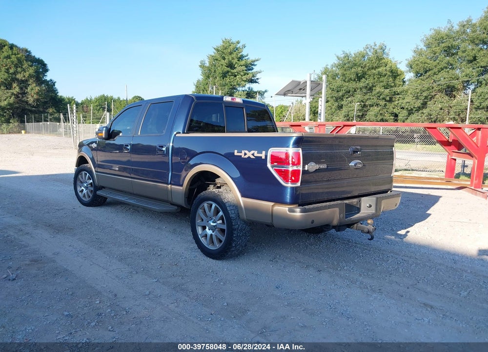 2013 FORD F-150 KING RANCH VIN: 1FTFW1ET6DKD15428