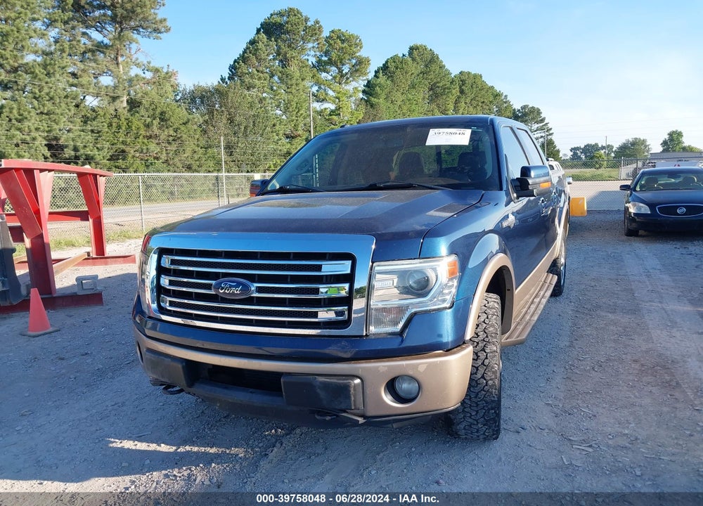 2013 FORD F-150 KING RANCH VIN: 1FTFW1ET6DKD15428