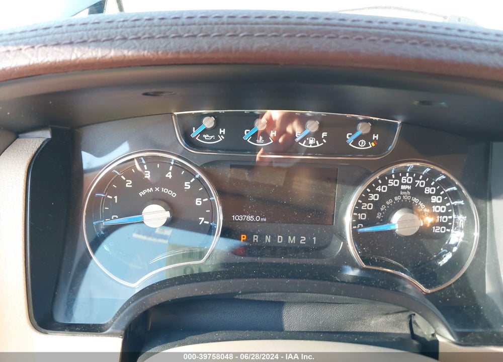 2013 FORD F-150 KING RANCH VIN: 1FTFW1ET6DKD15428