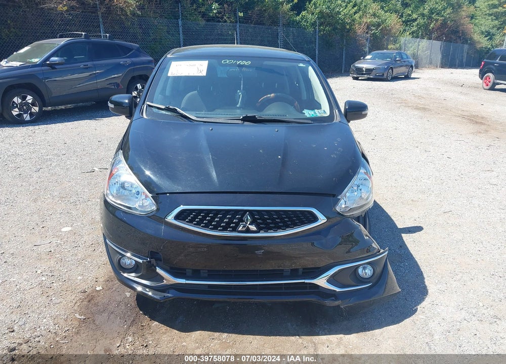 2018 MITSUBISHI MIRAGE SE VIN: ML32A4HJ8JH001400