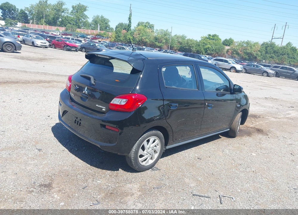 2018 MITSUBISHI MIRAGE SE VIN: ML32A4HJ8JH001400