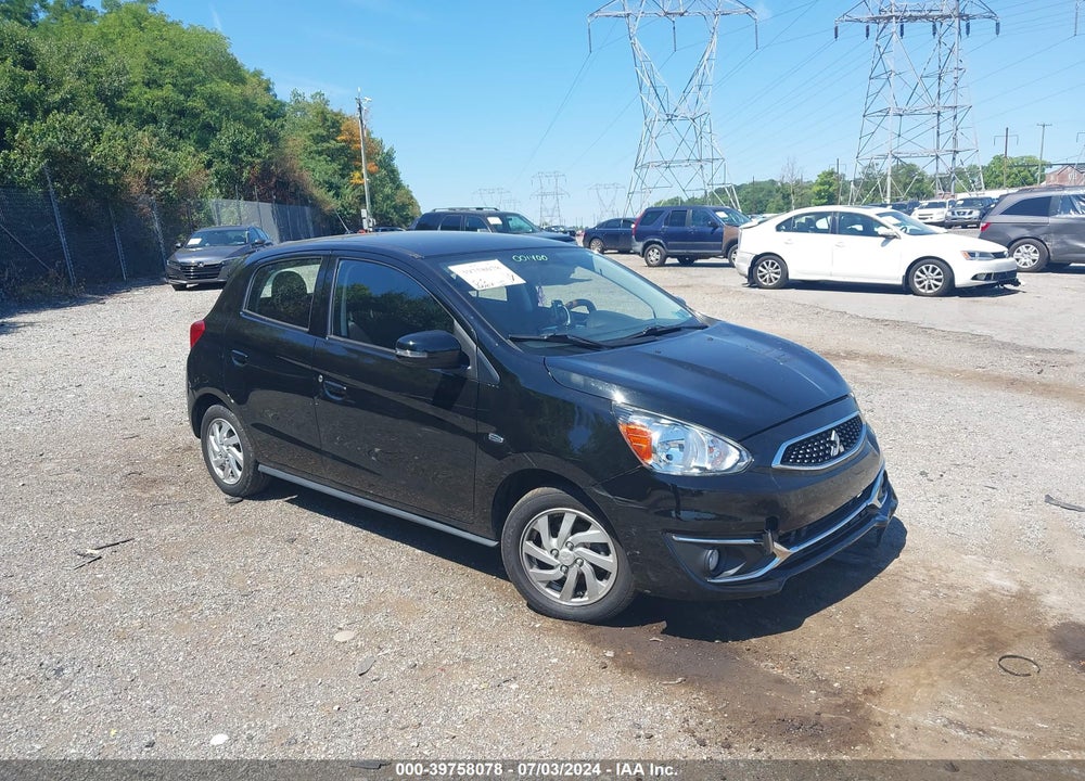 2018 MITSUBISHI MIRAGE SE VIN: ML32A4HJ8JH001400