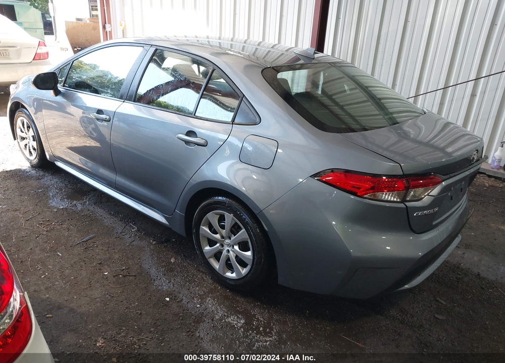 2021 TOYOTA COROLLA LE VIN: 5YFEPMAE9MP200552