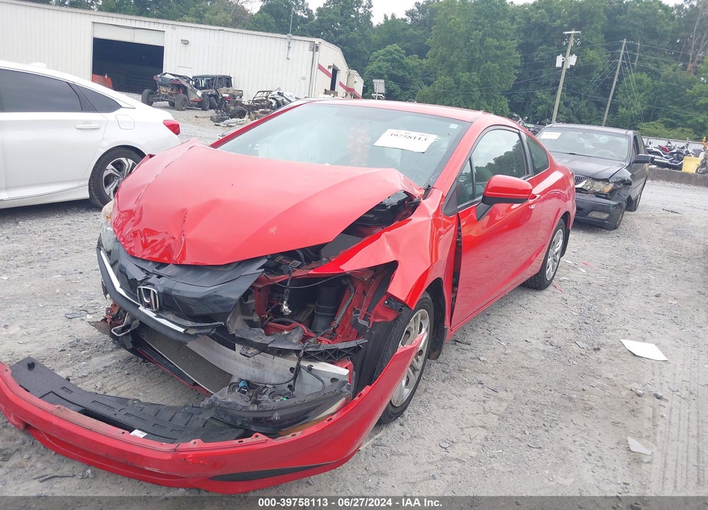 2014 HONDA CIVIC LX VIN: 2HGFG3B55EH524961
