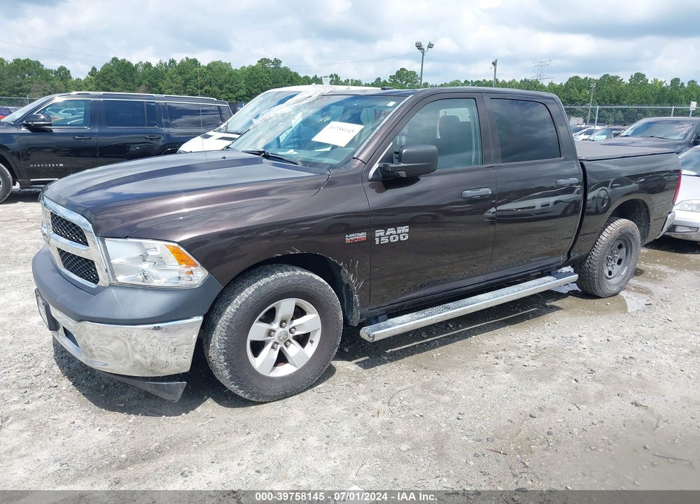 2017 RAM 1500 TRADESMAN 4X2 5'7 BOX VIN: 3C6RR6KT2HG642337