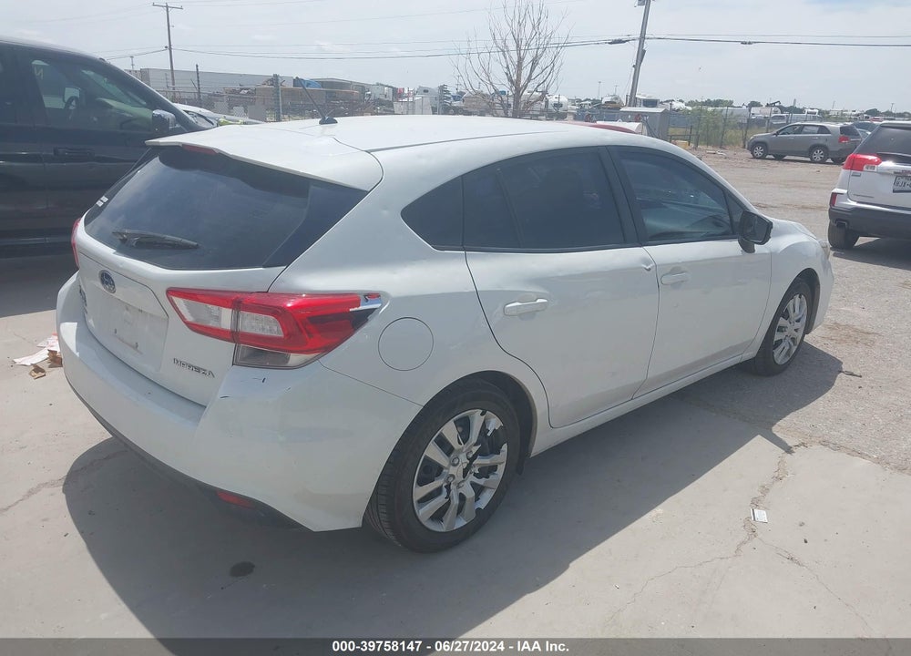 2018 SUBARU IMPREZA 2.0I VIN: 4S3GTAA60J3746382