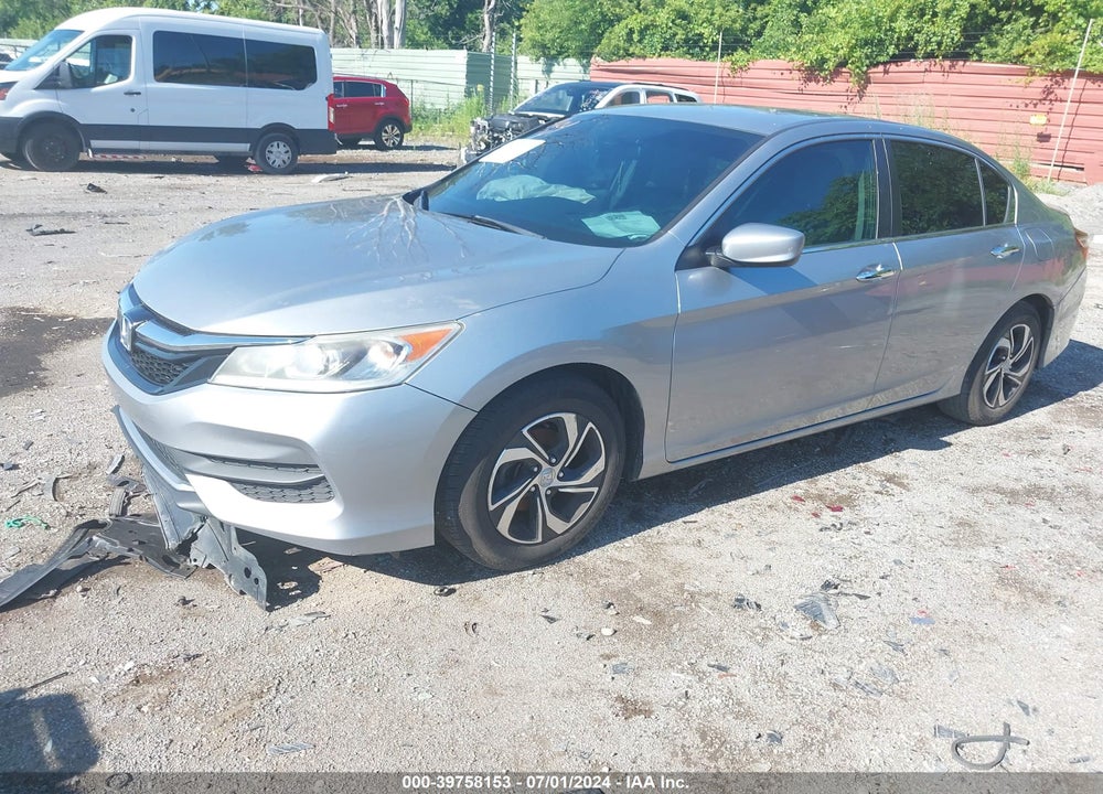 2016 HONDA ACCORD LX VIN: 1HGCR2F30GA065050