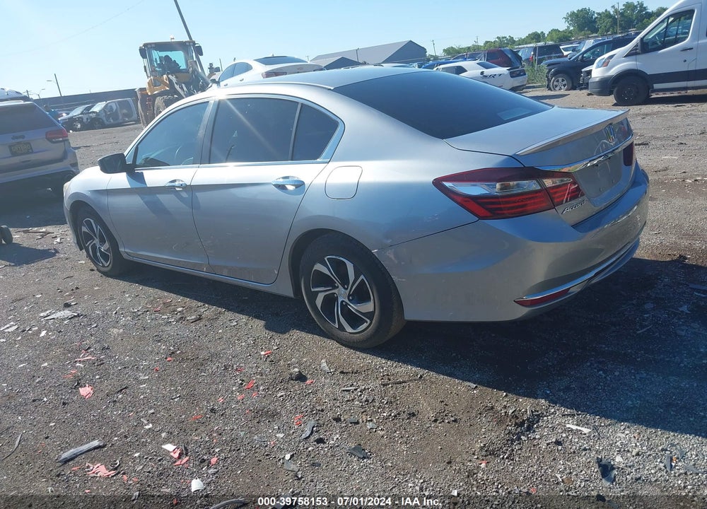2016 HONDA ACCORD LX VIN: 1HGCR2F30GA065050