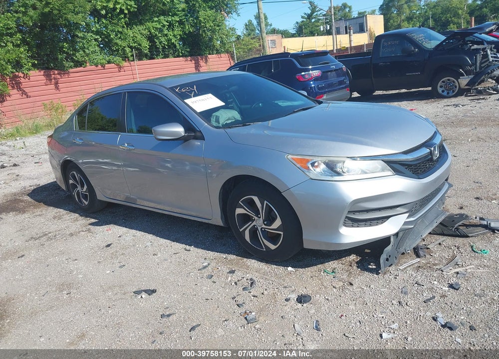 2016 HONDA ACCORD LX VIN: 1HGCR2F30GA065050
