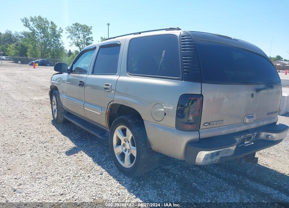 2003 CHEVROLET TAHOE LT VIN: 1GNEK13Z33J143515