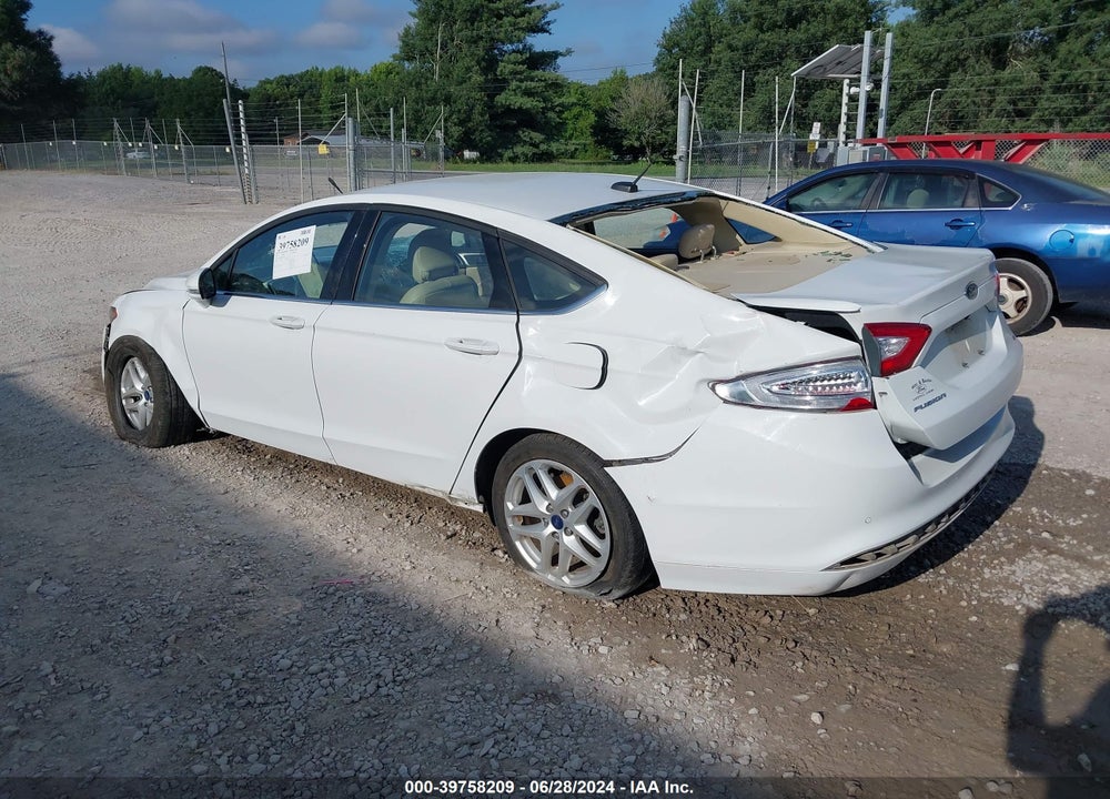 2016 FORD FUSION SE VIN: 3FA6P0H71GR243730
