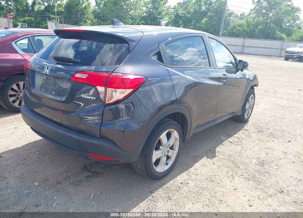 2016 HONDA HR-V EX VIN: 3CZRU6H55GM750414