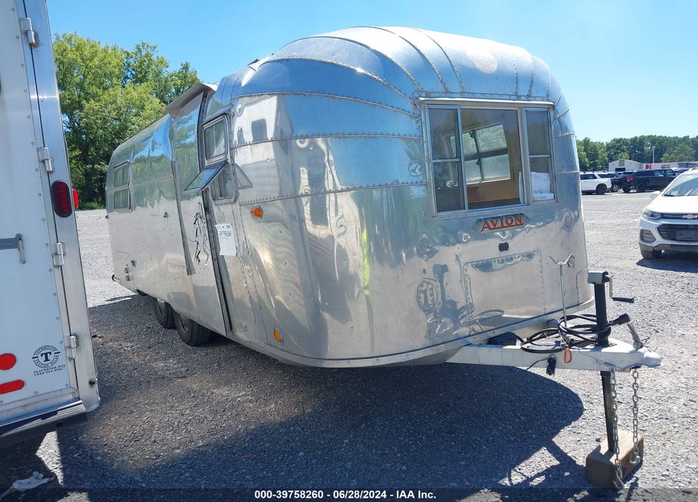 1960 AVION TRAVEL TRAILER VIN: 00000000000002267