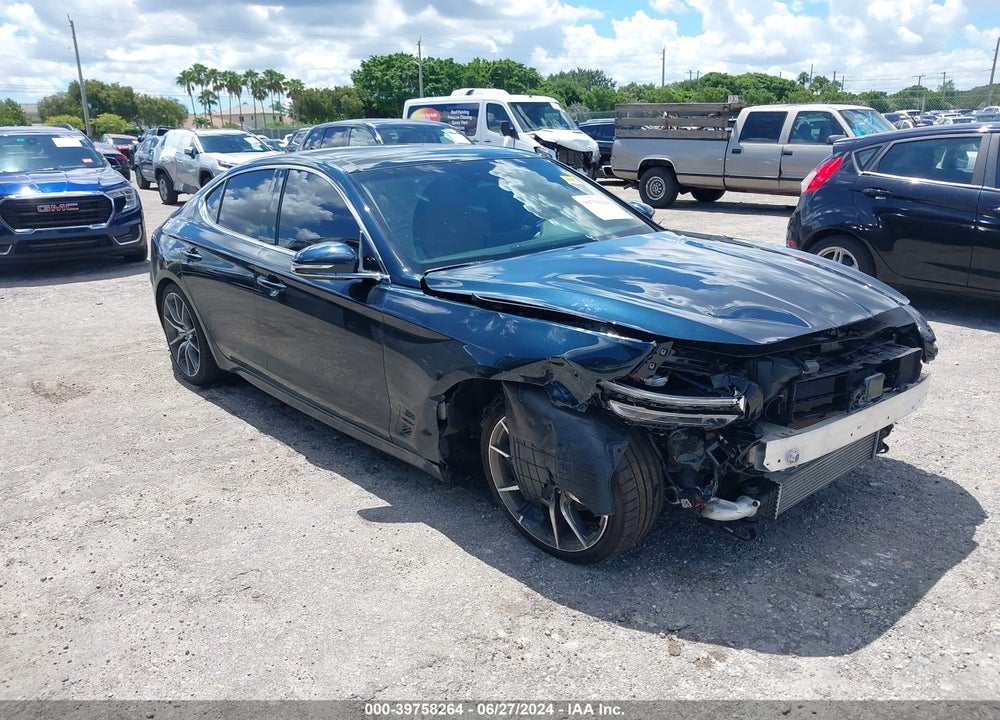 2022 GENESIS G70 2.0T RWD VIN: KMTG34TA6NU103149