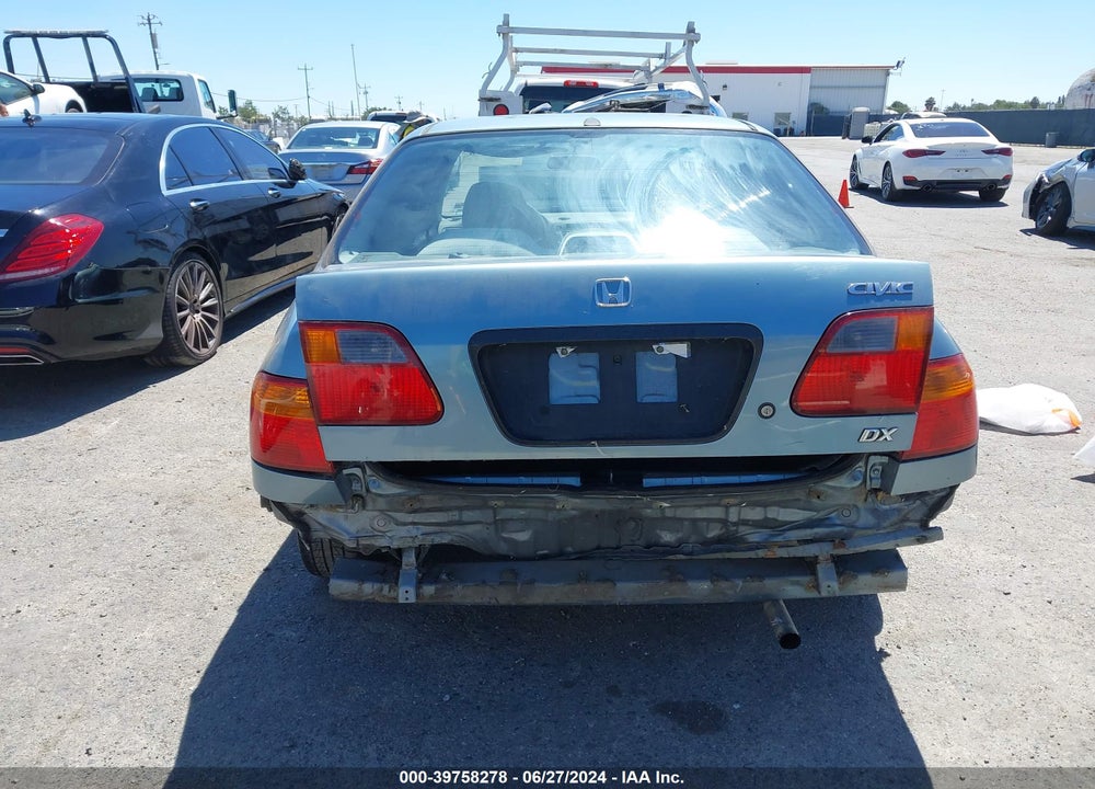 2000 HONDA CIVIC VIN: 1HGEJ6522YL052225