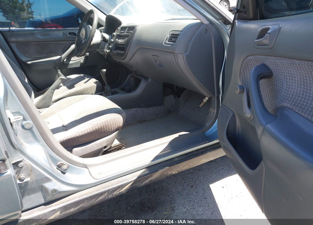 2000 HONDA CIVIC VIN: 1HGEJ6522YL052225