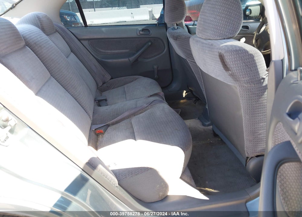 2000 HONDA CIVIC VIN: 1HGEJ6522YL052225