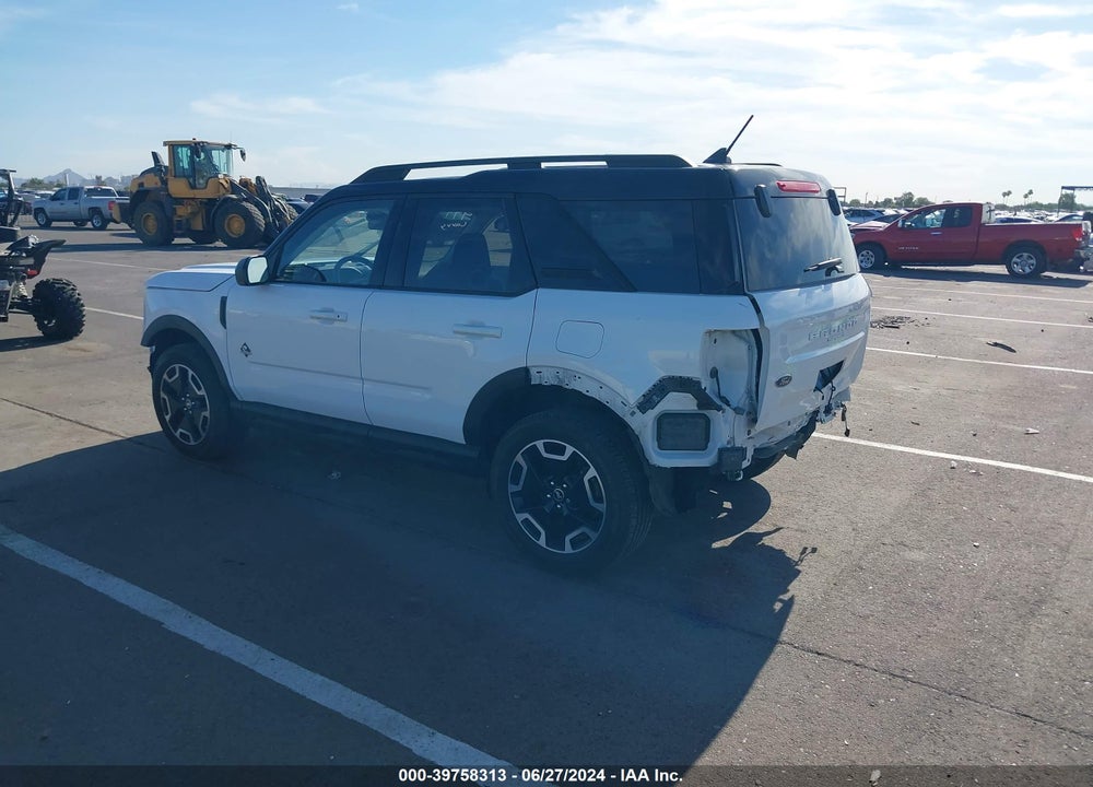 2021 FORD BRONCO SPORT OUTER BANKS VIN: 3FMCR9C65MRA72403
