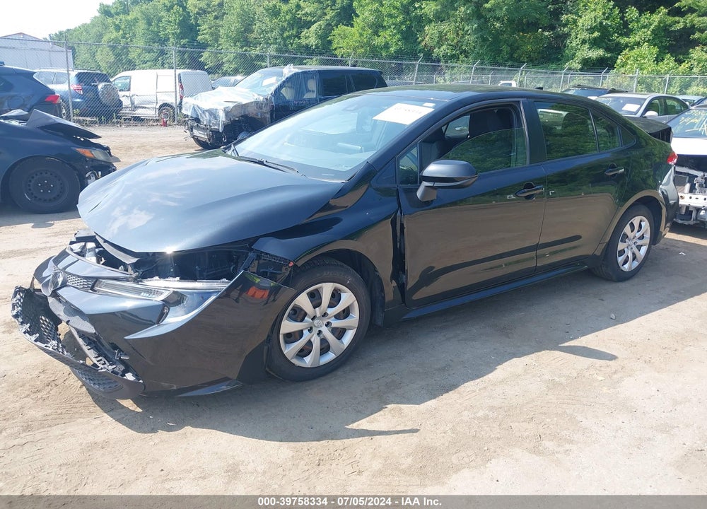 2020 TOYOTA COROLLA LE VIN: JTDEPRAE9LJ107854
