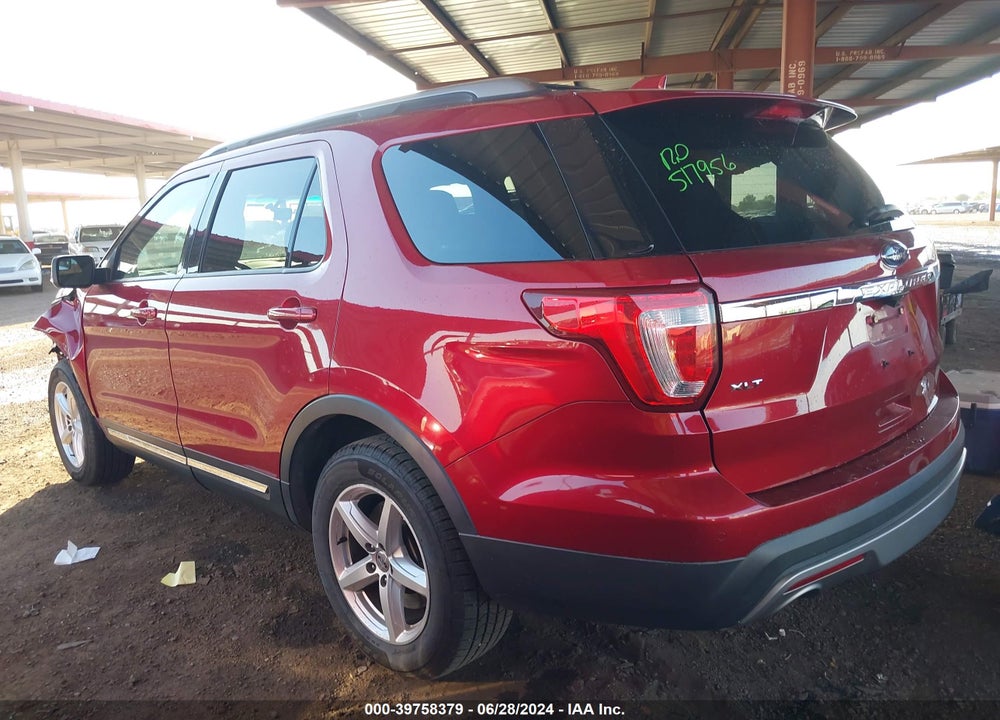 2016 FORD EXPLORER XLT VIN: 1FM5K7D89GGA56766