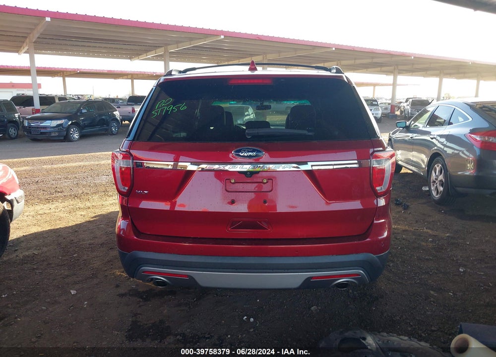 2016 FORD EXPLORER XLT VIN: 1FM5K7D89GGA56766