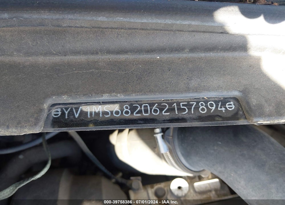 2006 VOLVO S40 T5 VIN: YV1MS682062157894