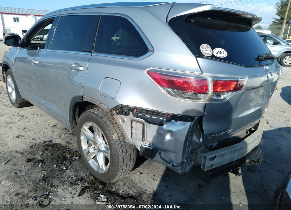 2015 TOYOTA HIGHLANDER LIMITED PLATINUM V6 VIN: 5TDDKRFH4FS087906