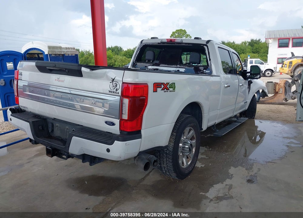 2020 FORD F-350 PLATINUM VIN: 1FT8W3BT7LEE03930