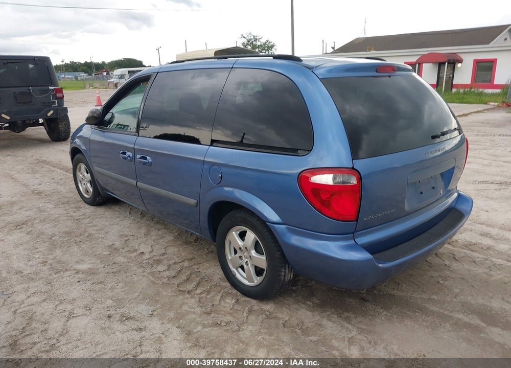 2007 DODGE CARAVAN SXT VIN: 1D4GP45R97B237712