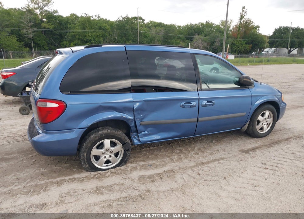 2007 DODGE CARAVAN SXT VIN: 1D4GP45R97B237712