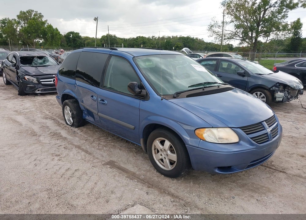2007 DODGE CARAVAN SXT VIN: 1D4GP45R97B237712