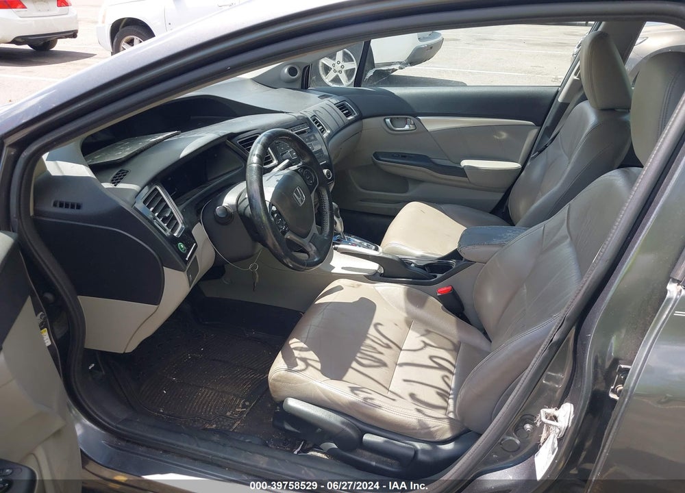 2013 HONDA CIVIC EX-L VIN: 2HGFB2F9XDH532235